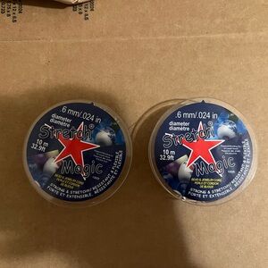 #38. Stretch Magic Beading Cord (2)  6mm